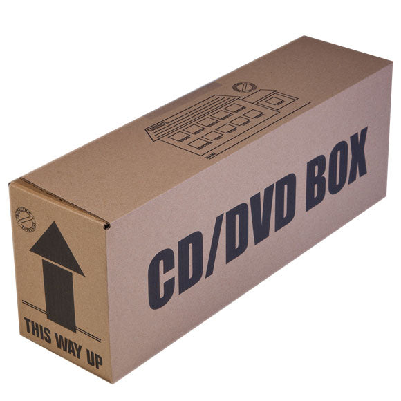 CD and DVD Storage Boxes, hold up to 40 (5 Boxes)