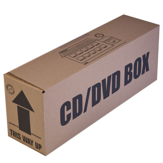 CD and DVD Storage Boxes, hold up to 40 (5 Boxes)
