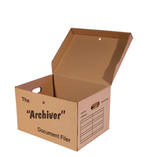 Archive Box with integral lid, Super Size