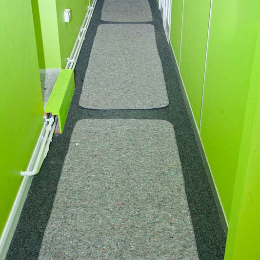 Reuseable Blanket & Foam Floor Protector Druggets