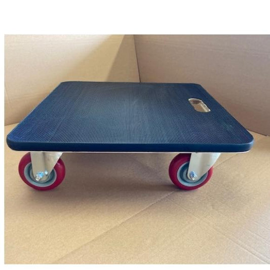 Dolly Truck 4-wheel with Rubber Top, 19" x 19" x 5.5", maximum 450kg load
